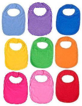 blank baby bibs to embroider